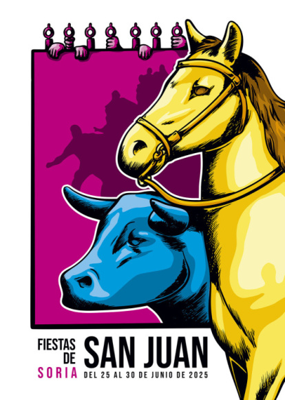 Carteles presentados a concurso para San Juan 2025.