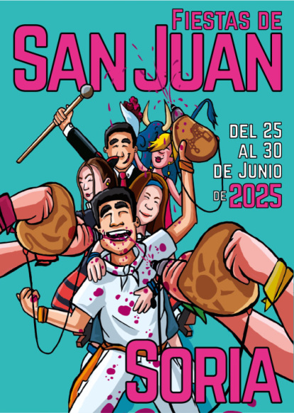 Carteles presentados a concurso para San Juan 2025.