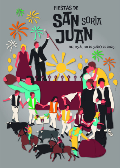 Carteles presentados a concurso para San Juan 2025.