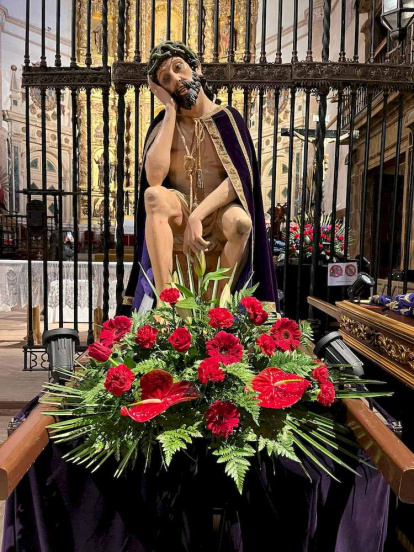 Talla que procesiona en Medinaceli