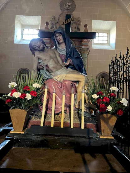 Talla que procesiona en Medinaceli