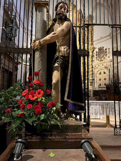 Talla que procesiona en Medinaceli