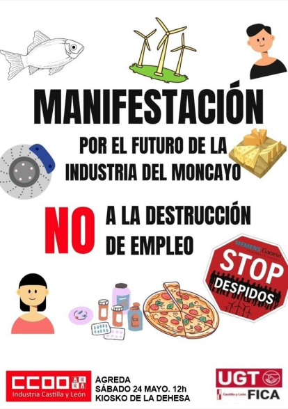 Cartel de la manifestación.