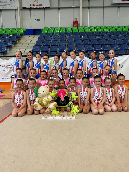 El Club Gimnasia Duero logró 10 podios en la cita regional.