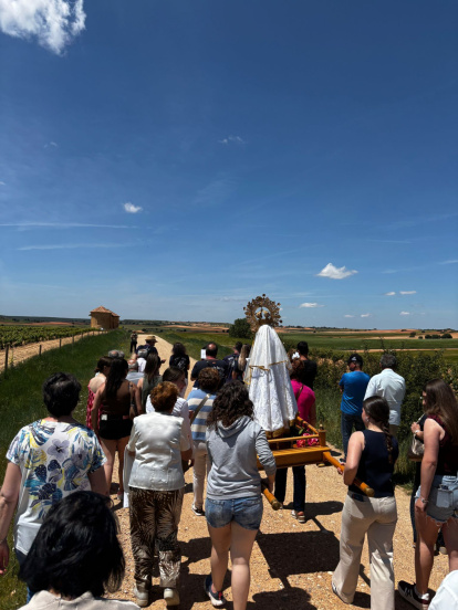 La Virgen de Las Lagunas regresa a Villálvaro tras el intercambio con Zayas de Báscones