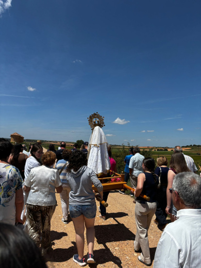 La Virgen de Las Lagunas regresa a Villálvaro tras el intercambio con Zayas de Báscones