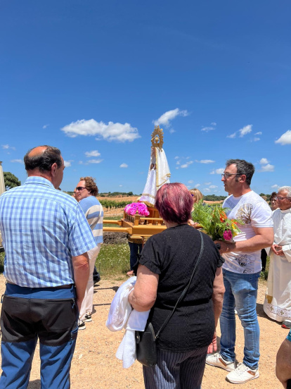 La Virgen de Las Lagunas regresa a Villálvaro tras el intercambio con Zayas de Báscones