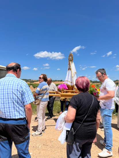 La Virgen de Las Lagunas regresa a Villálvaro tras el intercambio con Zayas de Báscones