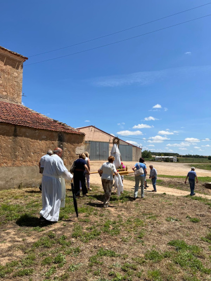 La Virgen de Las Lagunas regresa a Villálvaro tras el intercambio con Zayas de Báscones