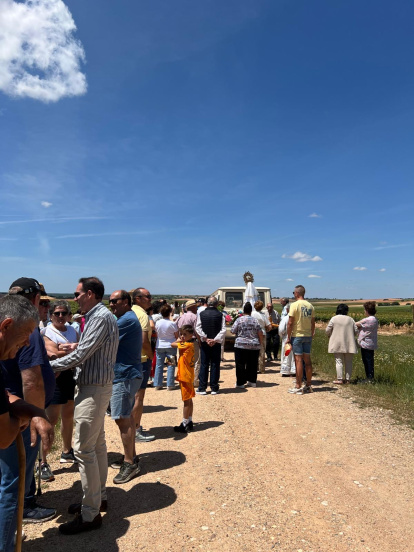 La Virgen de Las Lagunas regresa a Villálvaro tras el intercambio con Zayas de Báscones