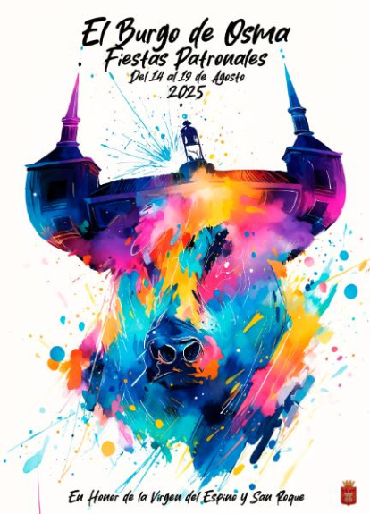 Cartel anunciador de fiestas 2025