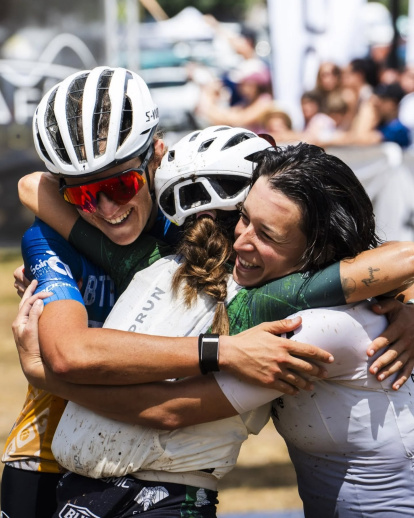 Las ganadoras de las prueba femenina.