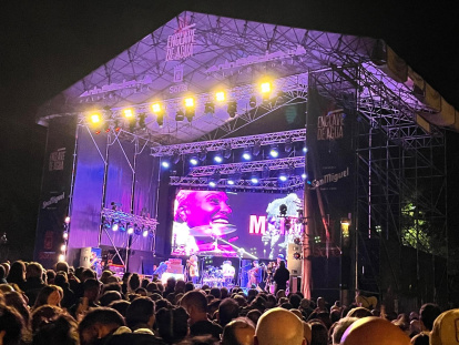 El buen ambiente se vivía en cara rincón de los conciertos del festival