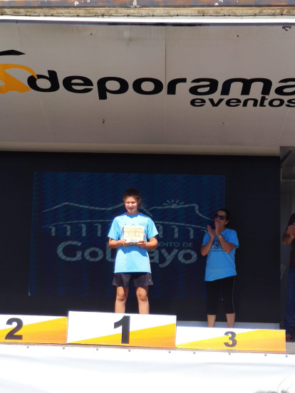 Un centenar de participantes se dieron cita en la Carrera de Golmayo.