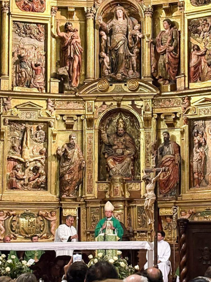 Un emotivo acto que tendrá su continuación en la Catedral de El Burgo de Osma