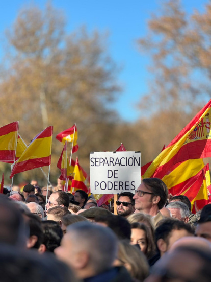 La manifestación en Madrid.