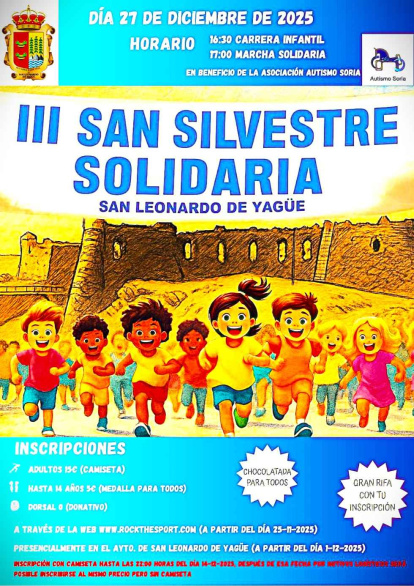San Silvestre solidaria de San Leonardo de Yagüe.