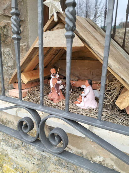 Medinaceli destaca por su abundante decoración navideña.