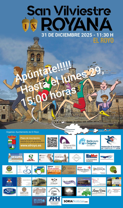 La San Vilviestre Royana cierra las inscripciones el próximo lunes día 29.