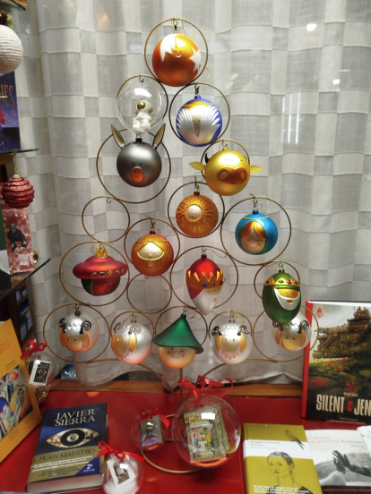 Belén de la Librería Las Heras.