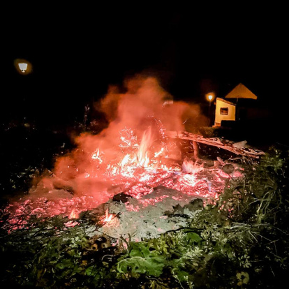 Los vecinos disfrutaron de una noche en comunidad