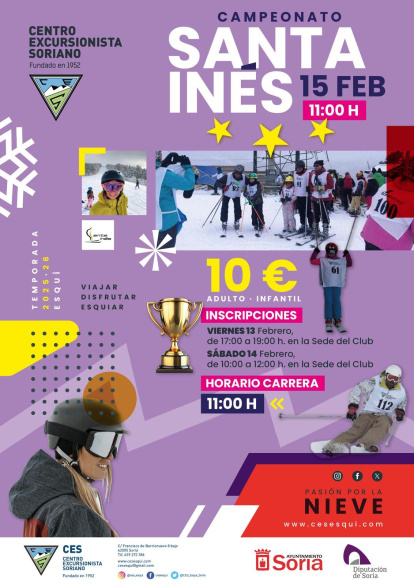 Cartel anunciador del Campeonato Social.