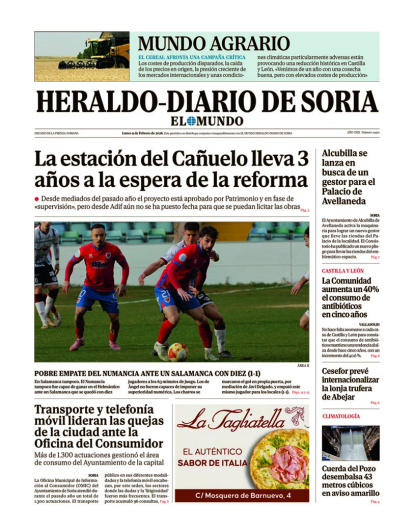 Portada del 9 de febrero de 2026
