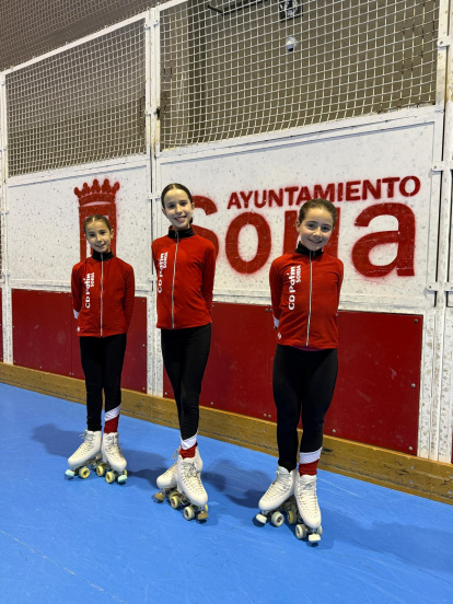 Valeria Sanz Isla, Claudia Gil y Ariadna Arranz han sido invitadas con entrenar por la Española.