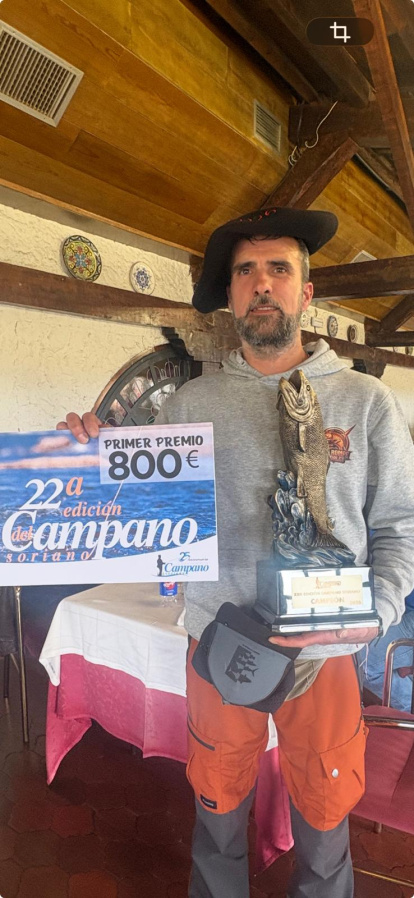 El ganador del Campano Soriano, Iván Marco Gil.