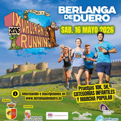 Cartel de la Valeránica Running que se celebra el próximo 16 de mayo.