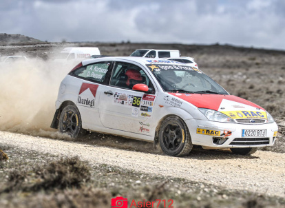 Los pilotos en el circuito de Almajano
