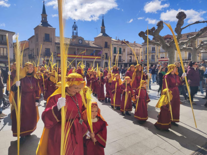 La Semana Santa burguense arrancó con 'La Borriquilla'