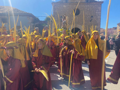 La Semana Santa burguense arrancó con 'La Borriquilla'