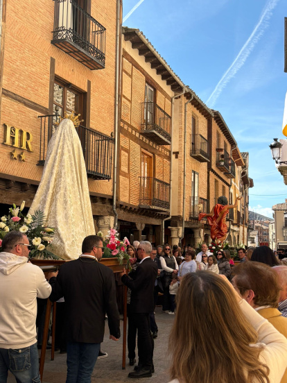 Celebración del Domingo de Resurrección, una de las jornadas más esperadas en la localidad.