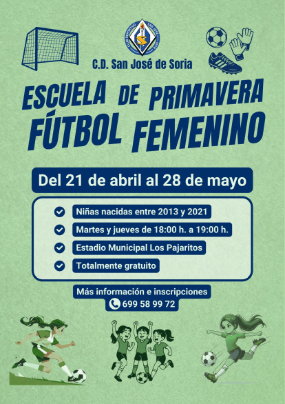 Cartel con las prueba del C.D. San José.