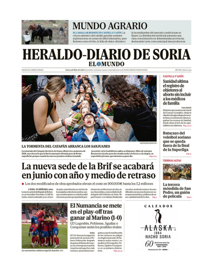 Heraldo-Diario de Soria del 4 de mayo de 2026.