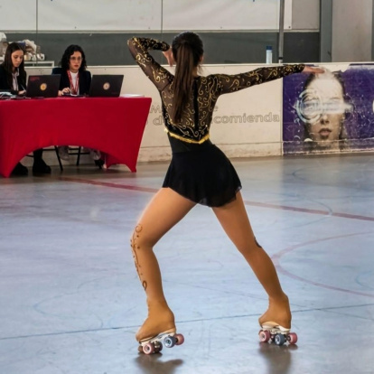 Una participante en un ejercicio.