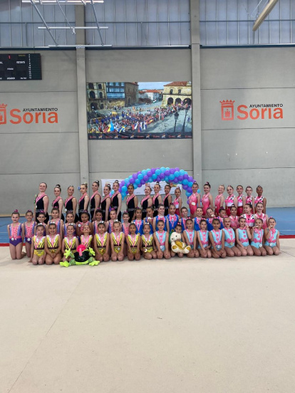 Las gimnastas de CG Duero cosecharon grandes resultados en el Campeonato Provincial.