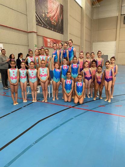 Las gimnastas de CG Duero cosecharon grandes resultados en el Campeonato Provincial.