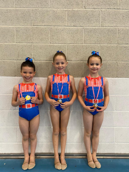 Las gimnastas de CG Duero cosecharon grandes resultados en el Campeonato Provincial.
