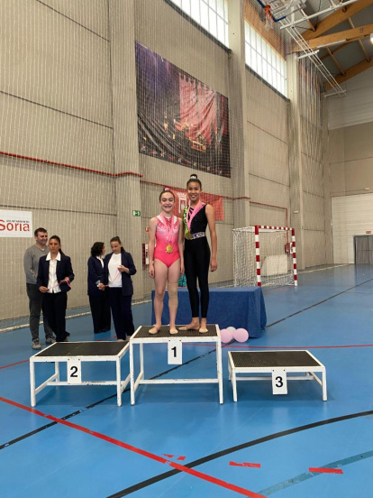 Las gimnastas de CG Duero cosecharon grandes resultados en el Campeonato Provincial.