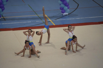 Las gimnastas de CG Duero cosecharon grandes resultados en el Campeonato Provincial.