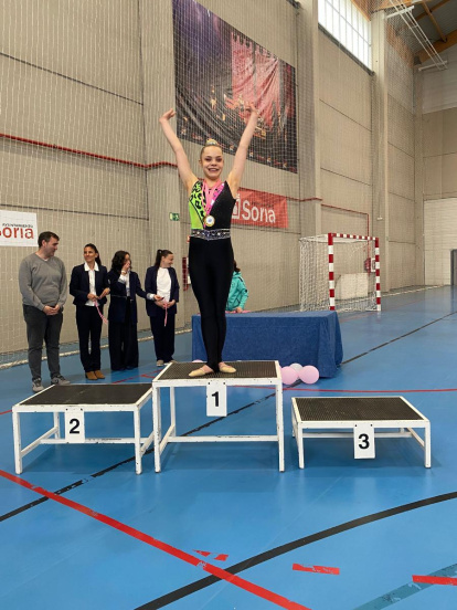 Las gimnastas de CG Duero cosecharon grandes resultados en el Campeonato Provincial.