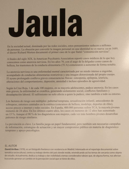 Jaula aborda el impacto de los trastornos de la conducta alimentaria en una sociedad marcada por la exposición constante de la imagen personal