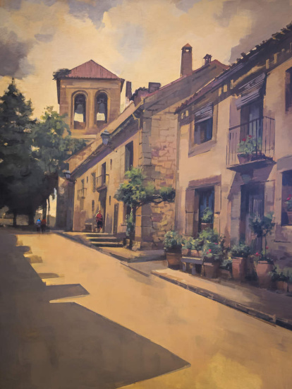 'Descubre Golmayo' pinturas realizadas dentro de la Semana Cultural