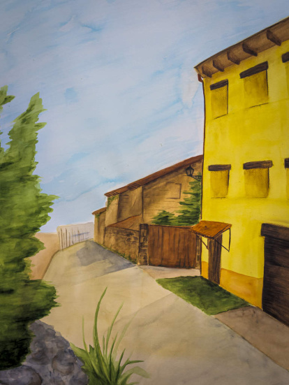 'Descubre Golmayo' pinturas realizadas dentro de la Semana Cultural