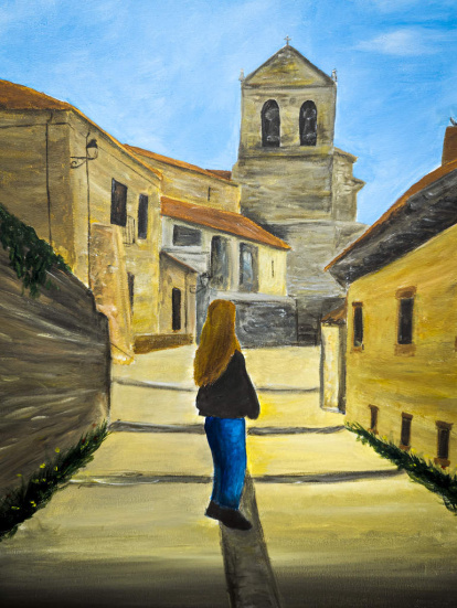 'Descubre Golmayo' pinturas realizadas dentro de la Semana Cultural