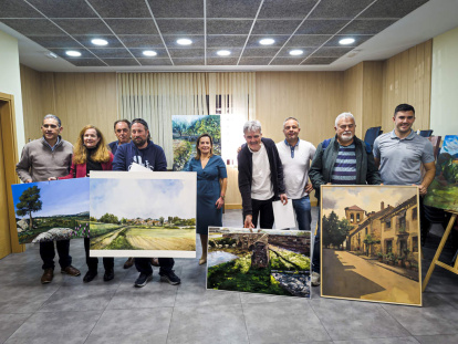 'Descubre Golmayo' pinturas realizadas dentro de la Semana Cultural