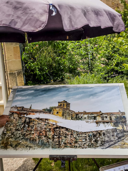 'Descubre Golmayo' pinturas realizadas dentro de la Semana Cultural