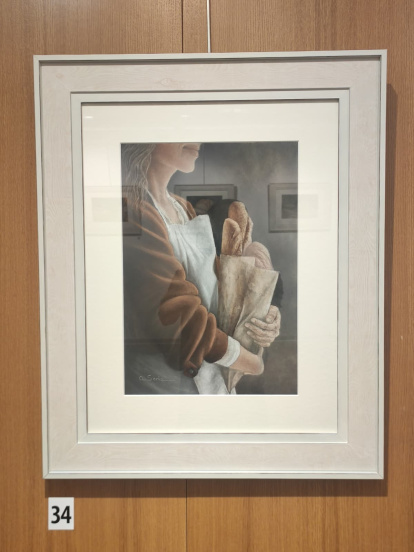 Una serie de pinturas sobre el pan y la labor del panadero